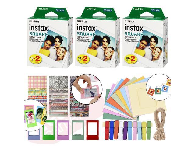 Fujifilm INSTAX SQUARE Fuji Instant Film 20 Photo Exposures 10x2 Twin Pack