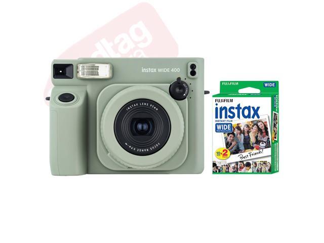 Fujifilm INSTAX Wide 400 Fuji Instant Film Camera Green + 20 Sheets Instant Film