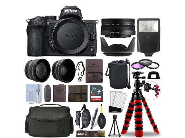 Nikon Z50 Mirrorless Camera with 16-50mm VR + 16GB 3 Lens Ultimate Accessory Kit