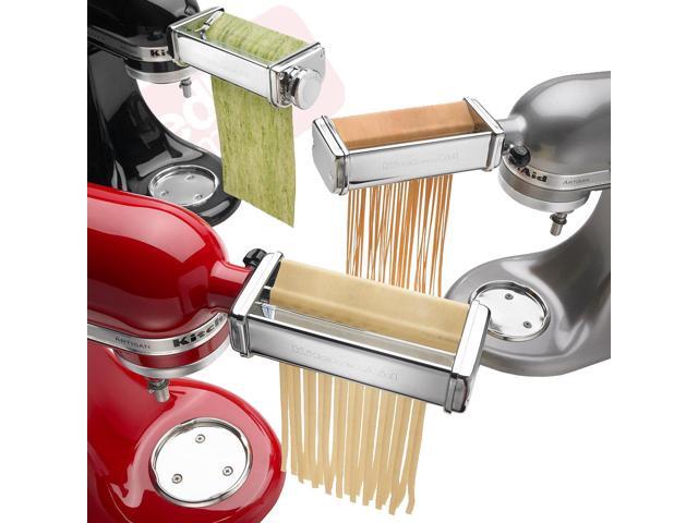 KSMPRA Pasta Roller Attachments for Most KitchenAid Stand Mixers - Stainless Steel - image 5