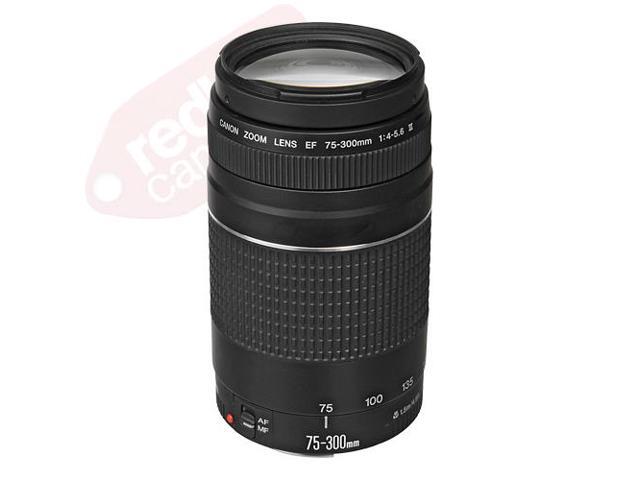 Canon EF 75-300mm f/4-5.6 III Lens + Soft Lens hood + Filter Kit + Accessory kit