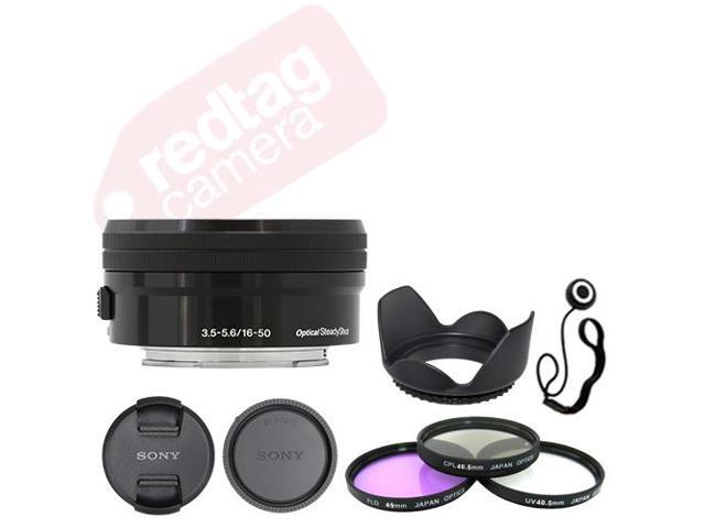Sony E PZ 16-50mm f/3.5-5.6 OSS Lens Black + Deluxe Accessory Kit
