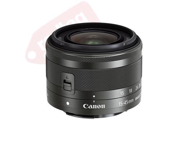 Canon EF-M 15-45mm f/3.5-6.3 IS STM Lens Graphite + Filter Kit + Accessory
