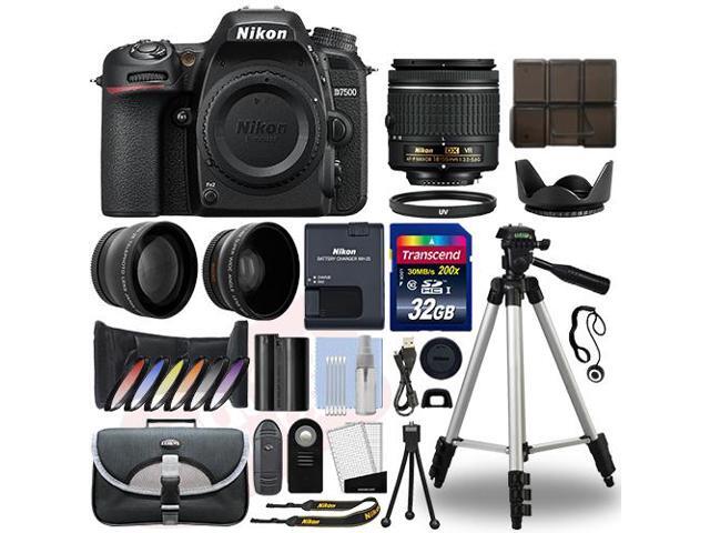 Nikon D7500 Digital SLR Camera + 18-55mm VR 3 Lens Kit + 32GB Best Value Kit