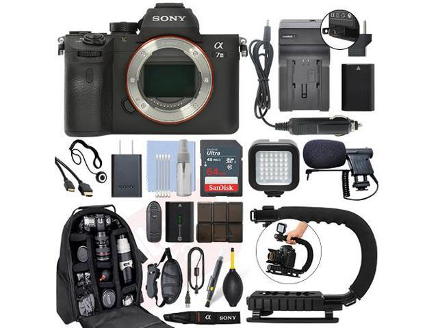 Sony Alpha a7 III Mirrorless 24MP Digital Camera Body + 64GB Pro Video Kit