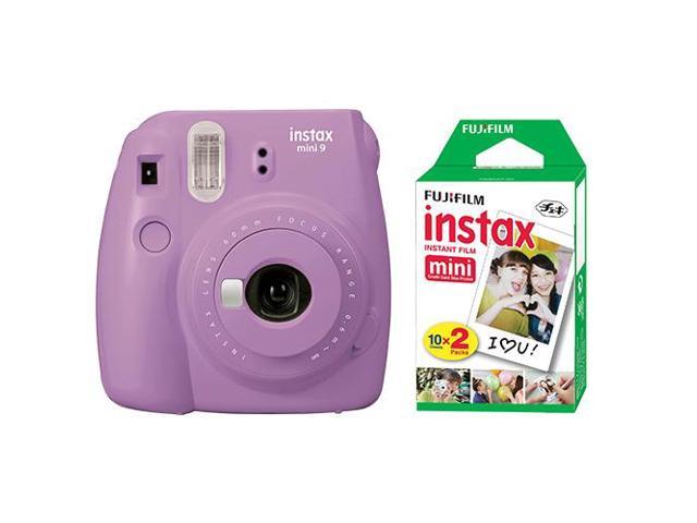 Photos - Camcorder Fujifilm Instax Mini 9 Instant Film Camera Smokey Purple+ 20 Sheets Instan 