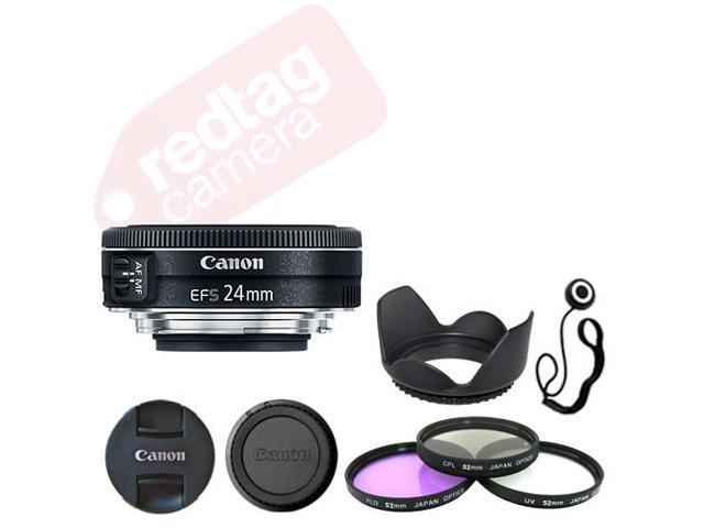 Canon EF-S 24mm f/2.8 STM Lens + Deluxe Accessory Kit