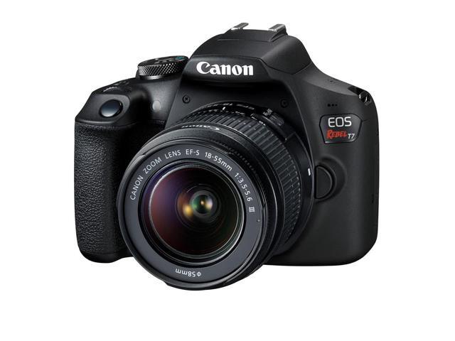 EOS Rebel T7 with EF-S 18-55mm Lens + Bag Bundle + Cleaning Kit