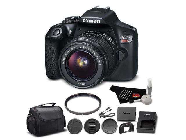 Canon EOS Rebel T6 Digital SLR Camera Bundle with EF-S 18-55mm f/3.5-5.6 IS II Lens with UV Filter + Carrying Case