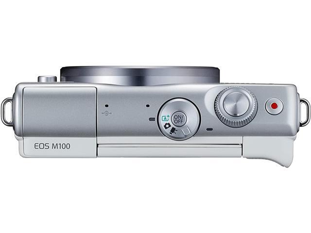 Canon EOS M100 Mirrorless Camera (White) USA Model (Kit Box)