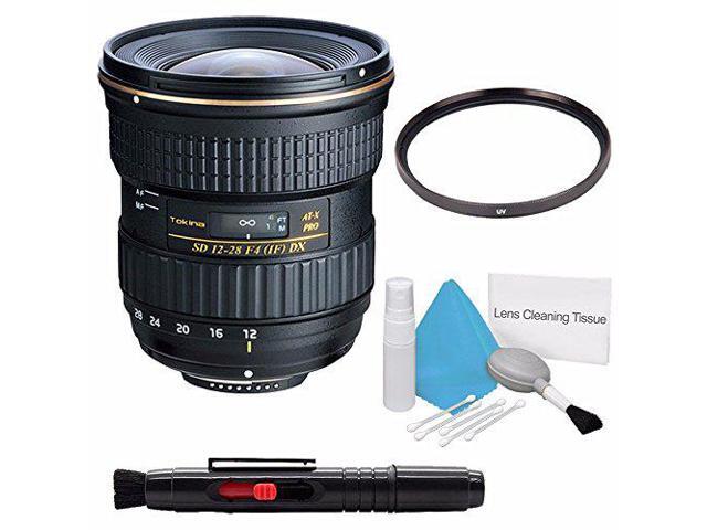 Tokina 12-28mm f/4.0 AT-X Pro APS-C Lens for Canon (International Model) +Deluxe Cleaning Kit + Lens Cleaning Pen + 77mm 3 Piece Filter Kit Bundle 4
