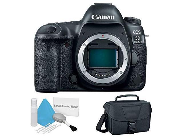 Canon EOS 5D Mark IV Full Frame Digital SLR Camera Body - Bundle with Canon Carrying Bag + Cleaning Kit