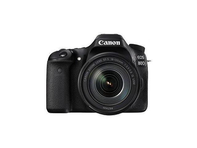 Canon EOS 80D Digital SLR Kit with EF-S 18-55mm f/3.5-5.6 Image Stabilization STM Lens (Black) - International Version