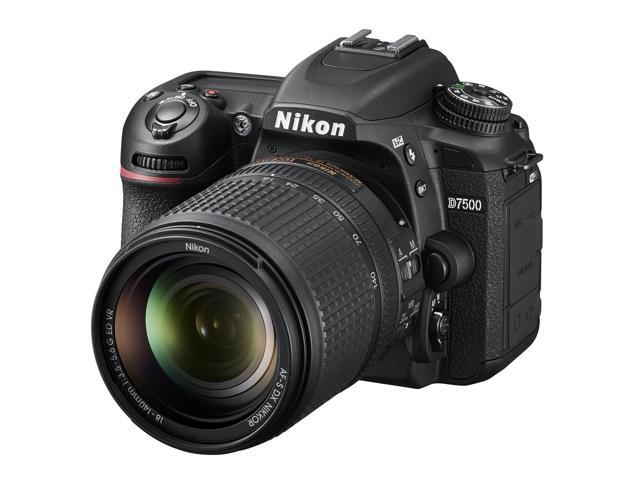 Nikon - D7500 DSLR 4K Video Camera with AF-S DX NIKKOR 18-140mm f/3.5-5.6G ED VR lens - Black - image 4