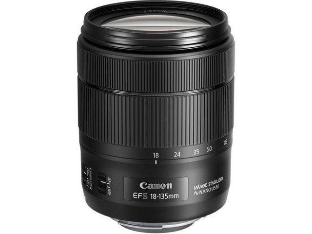 Canon EF-S 18-135mm f/3.5-5.6 Image Stabilization USM Lens (Black) (International Model) [Bulk Packaging]