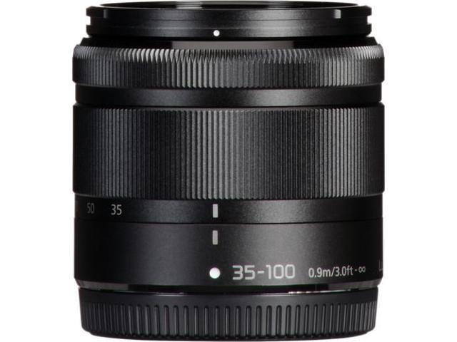 Panasonic Lumix G Vario 35-100mm f/4-5.6 ASPH. MEGA O. I.S. Lens with: 3PC Filter Kit + Lens Pouch + More