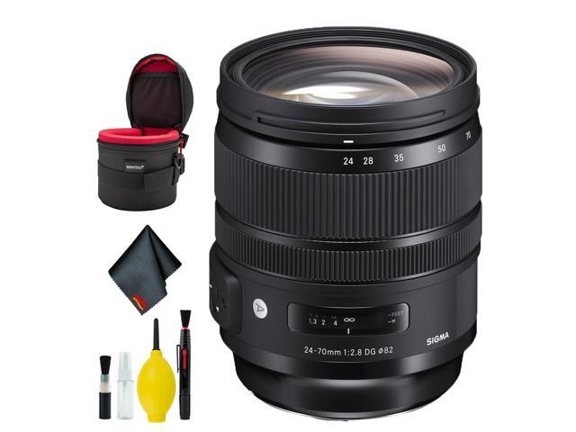 Sigma 24-70mm f/2.8 DG OS HSM Art Lens for Canon EF (Intl Model) Deluxe Kit