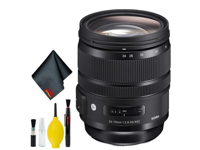 Sigma 24-70mm f/2.8 DG OS HSM Art Lens for Canon EF (Intl Model) Standard Kit