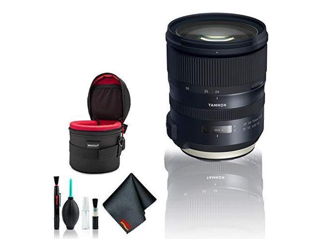 Tamron SP 24-70mm f/2.8 Di VC USD G2 Lens for Canon EF - Deluxe Bundle
