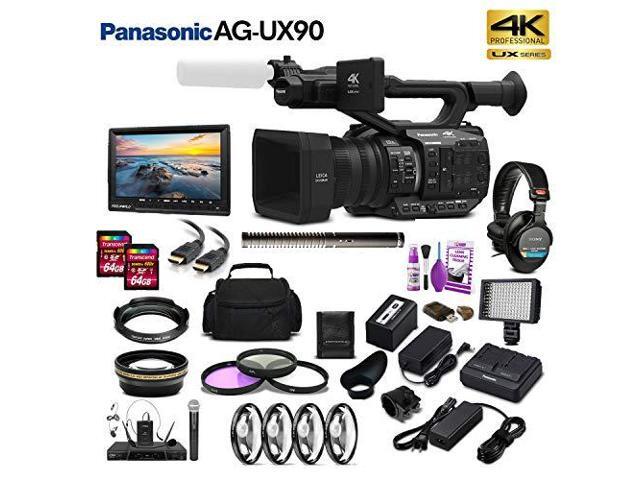 Panasonic 4K/HD Professional Camcorder (PJ) Movie Maker Bundle