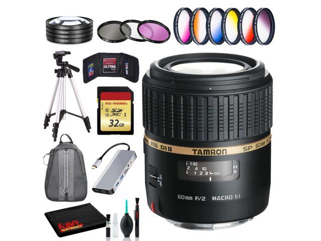 Photos - Camera Lens Tamron SP 60mm f/2 Di II 1:1 Macro Lens for Sony A + Essentials EDITAMLNSG 