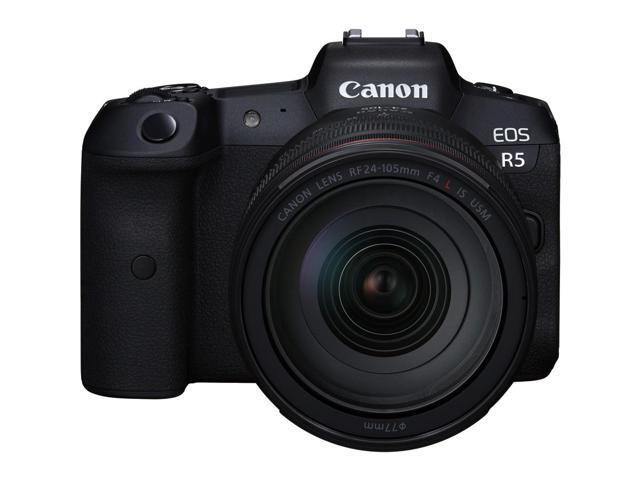 Canon - EOS R5 Mirrorless Camera with RF24-105mm f/4L IS USM Lens - Black - image 11