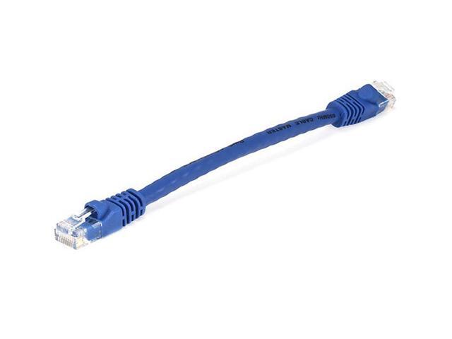 Monoprice Cat5e Ethernet Patch Cable - 0.5 Feet - Blue Network Internet Cord - RJ45, Stranded, 350Mhz, UTP, Pure Bare Copper Wire, 24AWG -...