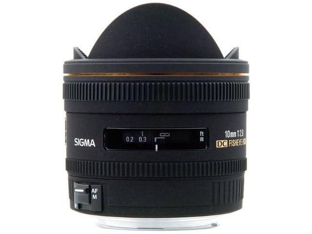 Sigma 10mm F/2.8 EX DC HSM FISHEYE LENS FOR SIGMA DIGITAL CAMERA + Accessories Bundle
