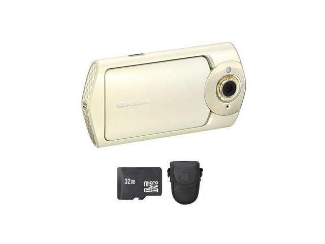 casio exilim high speed ex-tr60 self-portrait /selfie digital camera (silky white) - international version (no warranty)