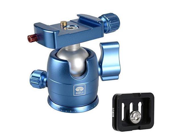 Sirui B-00 Aluminum Mini Ball Head with TY-C10 Plate, 11 lb Capacity, Blue