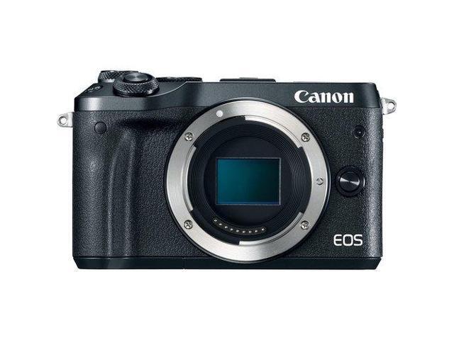 Canon EOS M6 Mirrorless Digital Camera (Body Only, Black) 1724C001 (Intl Model) - Essential Bundle