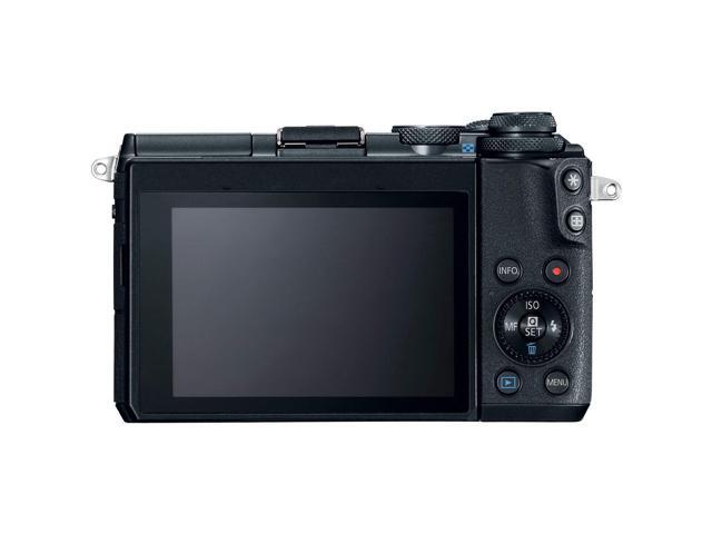 Canon EOS M6 Mirrorless Digital Camera with EF-M 15-45mm f/3.5-6.3 IS STM Lens Kit 1724C011 Starter Bundle - Intl Model