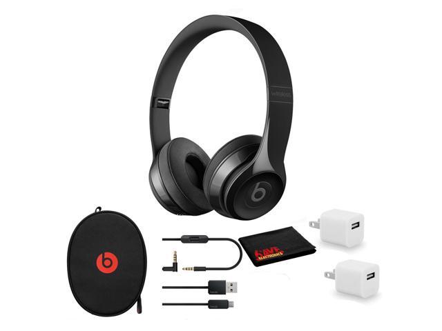 UPC 094148269450 product image for Beats Solo3 Wireless Headphones (Gloss Black) - Kit with USB Adapter Cube | upcitemdb.com
