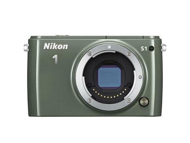 Nikon 1 S1 10.1 Megapixel Mirrorless Camera Body Only - Green