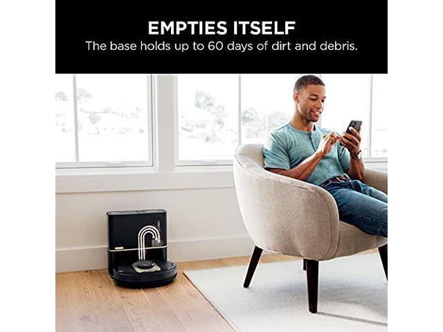 Shark AV2501AE AI Robot Vacuum with XL HEPA Self-Empty Base, Bagless, 60-Day Capacity, LIDAR Navigation, Perfect for Pet Hair, Compatible with...