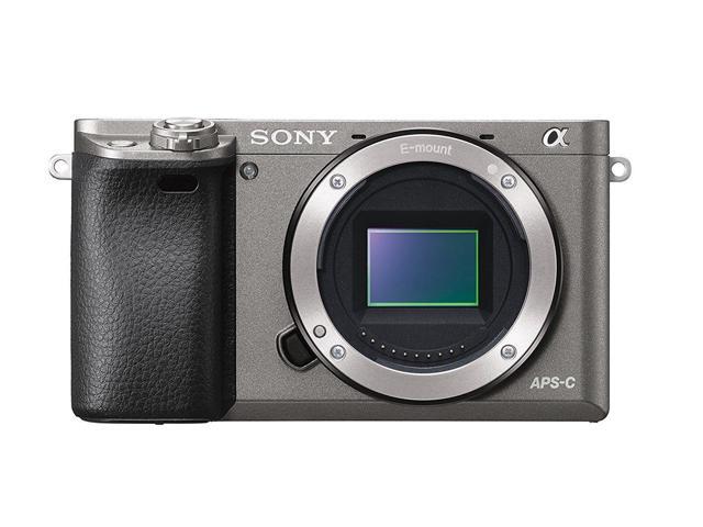 Sony Mirrorless Digital Camera with 3' LCD, Graphite (ILCE-6000/H) (International Model No Warranty) (International Model)