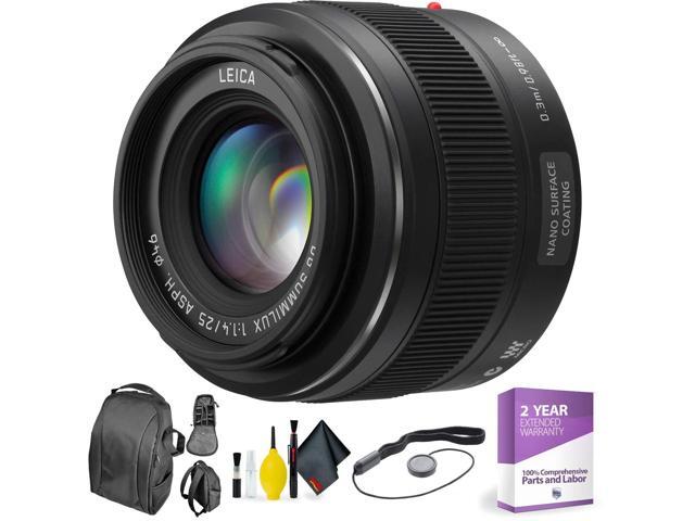 PANASONIC 25MM F/1.4 Lens 62M + Deluxe Lens Cleaning Kit