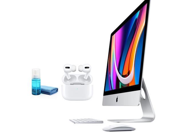 Apple iMac 27 Inch (Mid 2020) 256GB MXWT2LL/A with Apple Airpods Pro Bundle
