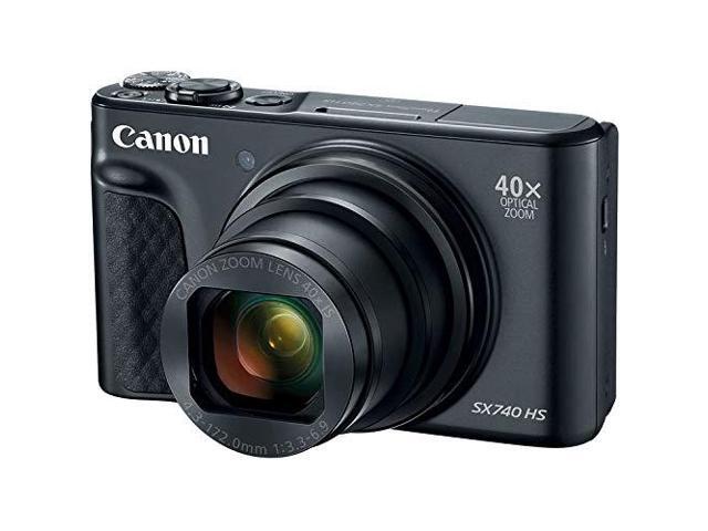 Canon PowerShot SX740 HS Digital Camera (Black) Basic Bundle - Intl Model