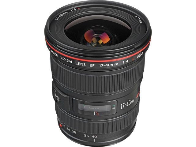 Canon EF 17-40mm f/4L USM Lens (International Model) (No Warranty) Professional Accessory Combo