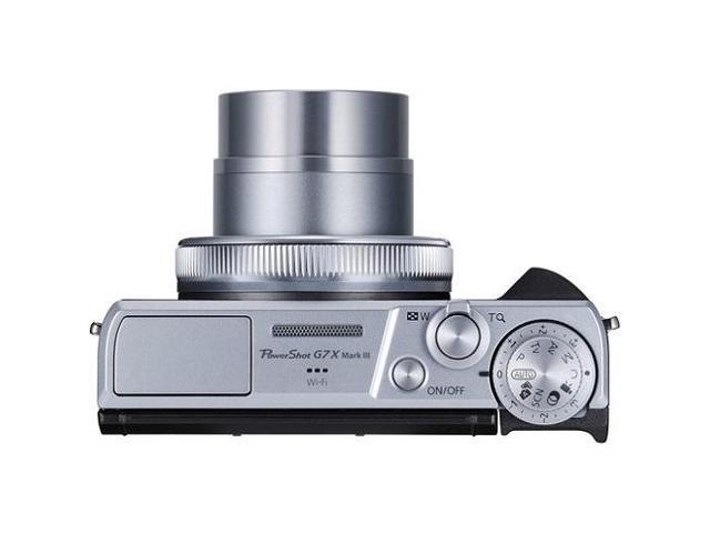 Canon PowerShot G7 X Mark III 20.1MP 4.2x Optical Zoom Digital Camera-Silver(3638C001)