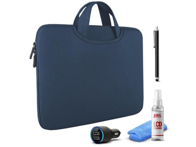 Tablet Essential Accessory Bundle with Blue Sleeve
