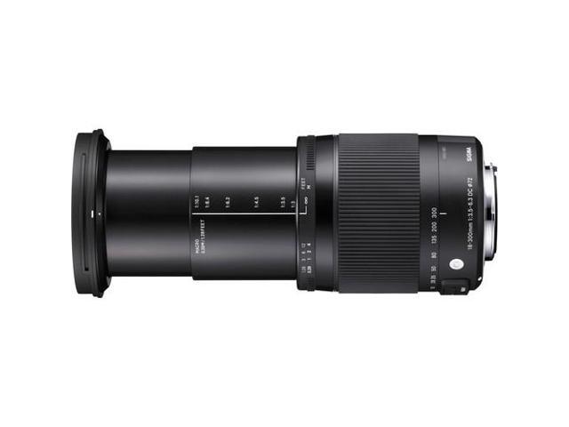 Sigma 18-300mm F3.5-6.3 DC Macro OS HSM (C) for Nikon (DX) Cameras (International Model no Warranty)