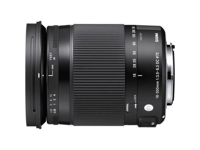 Sigma 18-300mm F3.5-6.3 DC Macro OS HSM (C) for Nikon (DX) Cameras (International Model no Warranty)