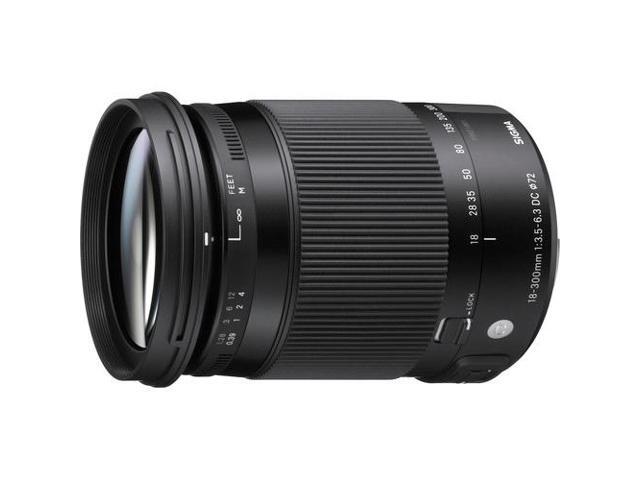 Sigma 18-300mm F3.5-6.3 DC Macro OS HSM (C) for Nikon (DX) Cameras (International Model no Warranty)
