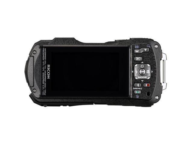 Ricoh WG-80 Waterproof Digital Camera (Orange) with Accessories