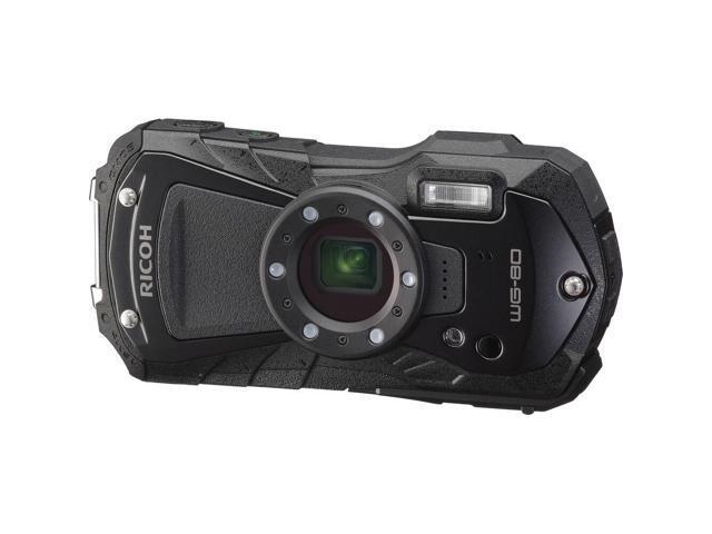Ricoh WG-80 Waterproof Camera (Black) with Accessories