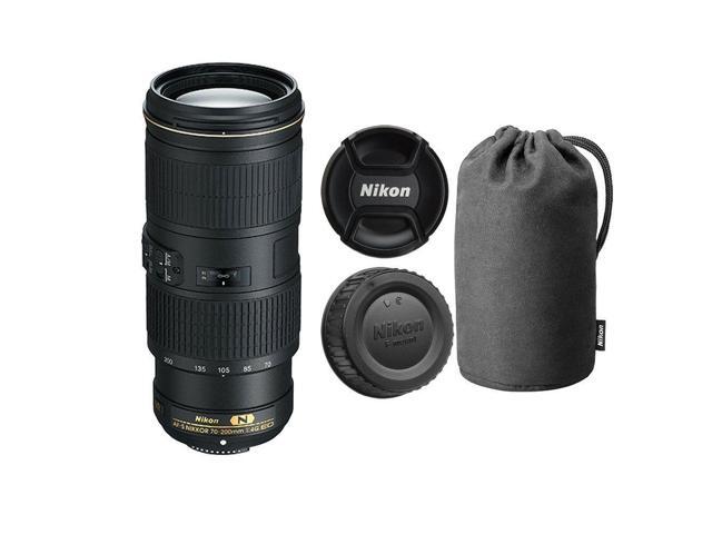 Nikon AF-S 70-200mm f/4G ED VR Telephoto Lens (2202) Intl Model Bundle