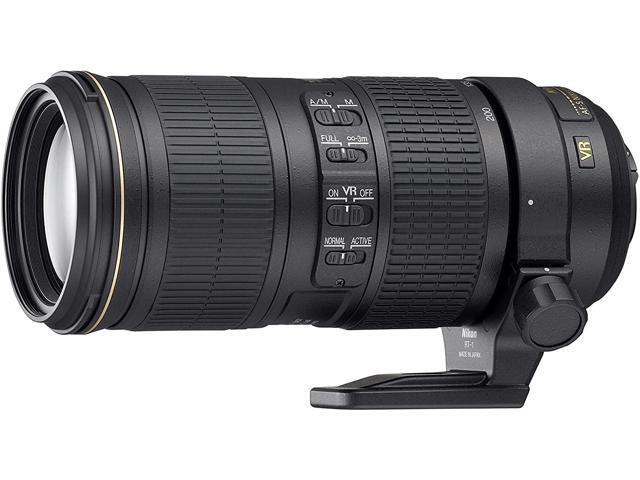 Nikon AF-S 70-200mm f/4G ED VR Telephoto Lens (2202) Intl Model Bundle