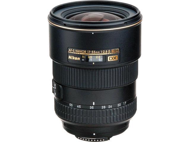 Nikon AF-S DX Zoom-17-55mm f/2.8G IF-ED Lens (2147) Intl Model Bundle